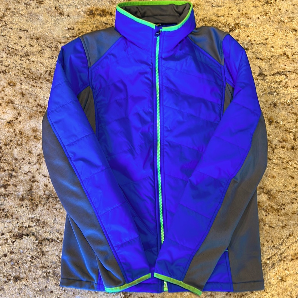 Lands End Boys Size L Soft Shell  Jacket With Primaloft